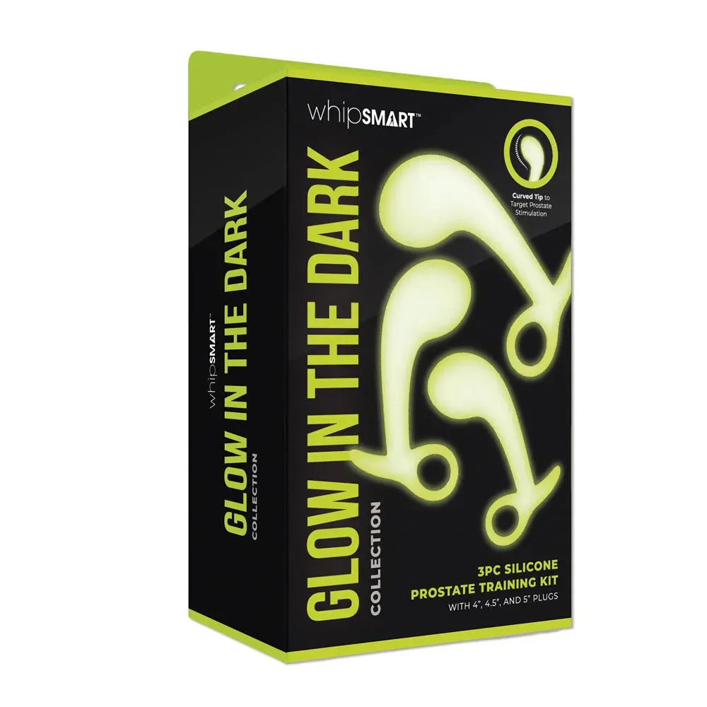 WhipSmart Glow In The Dark 3pc Prostate Training Kit - Take A Peek