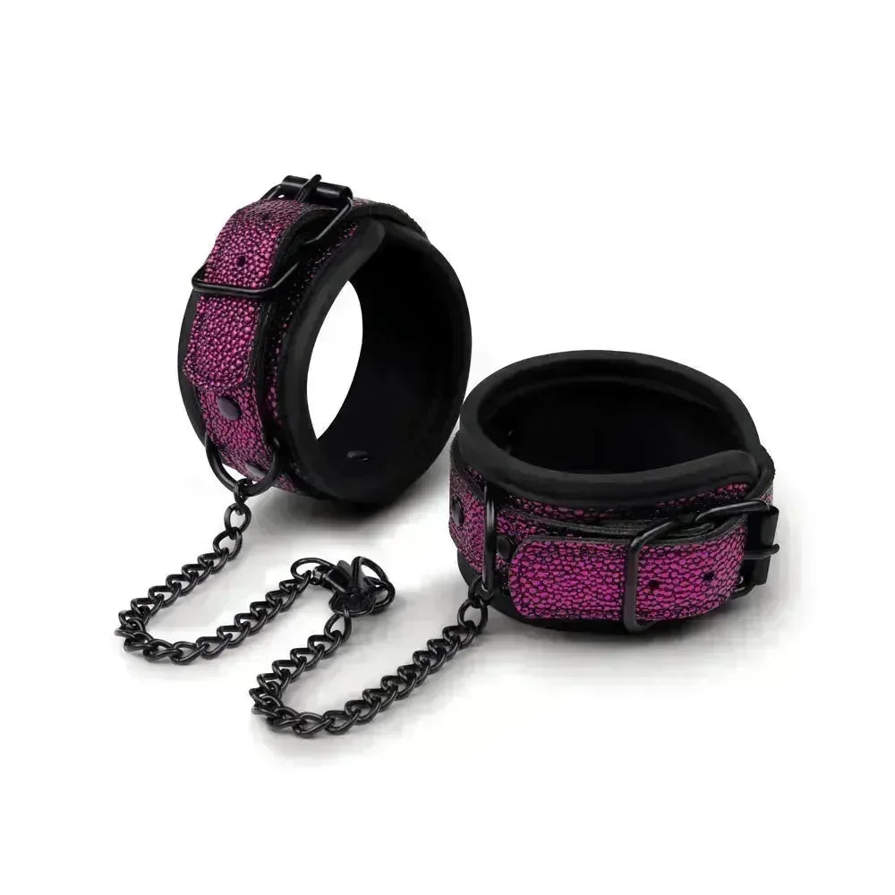 WhipSmart Dragons Lair Deluxe Wrist & Ankle Cuffs - /Black Restraints - Take A Peek