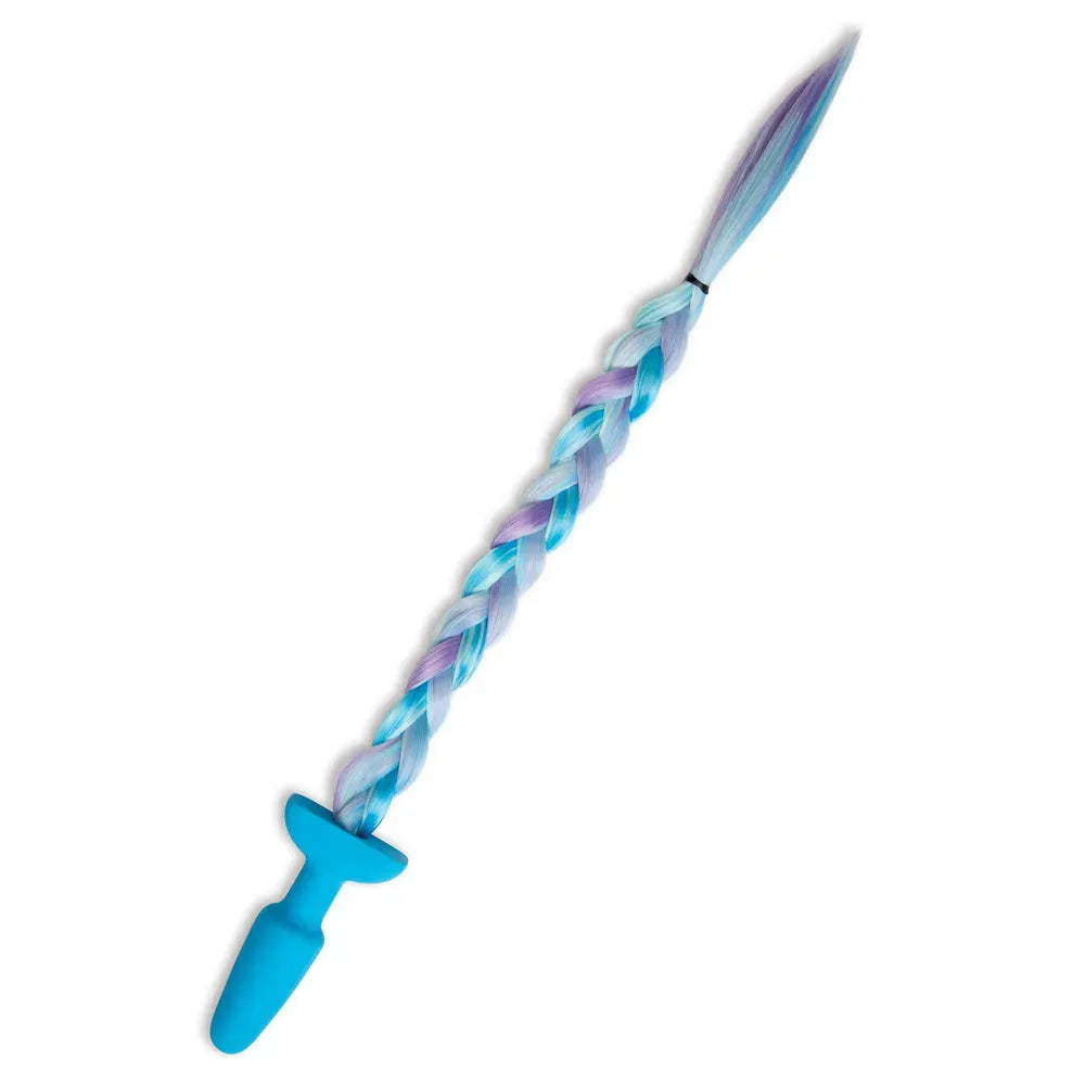 WhipSmart Furry Tales Silicone Unicorn Butt Plug - Take A Peek