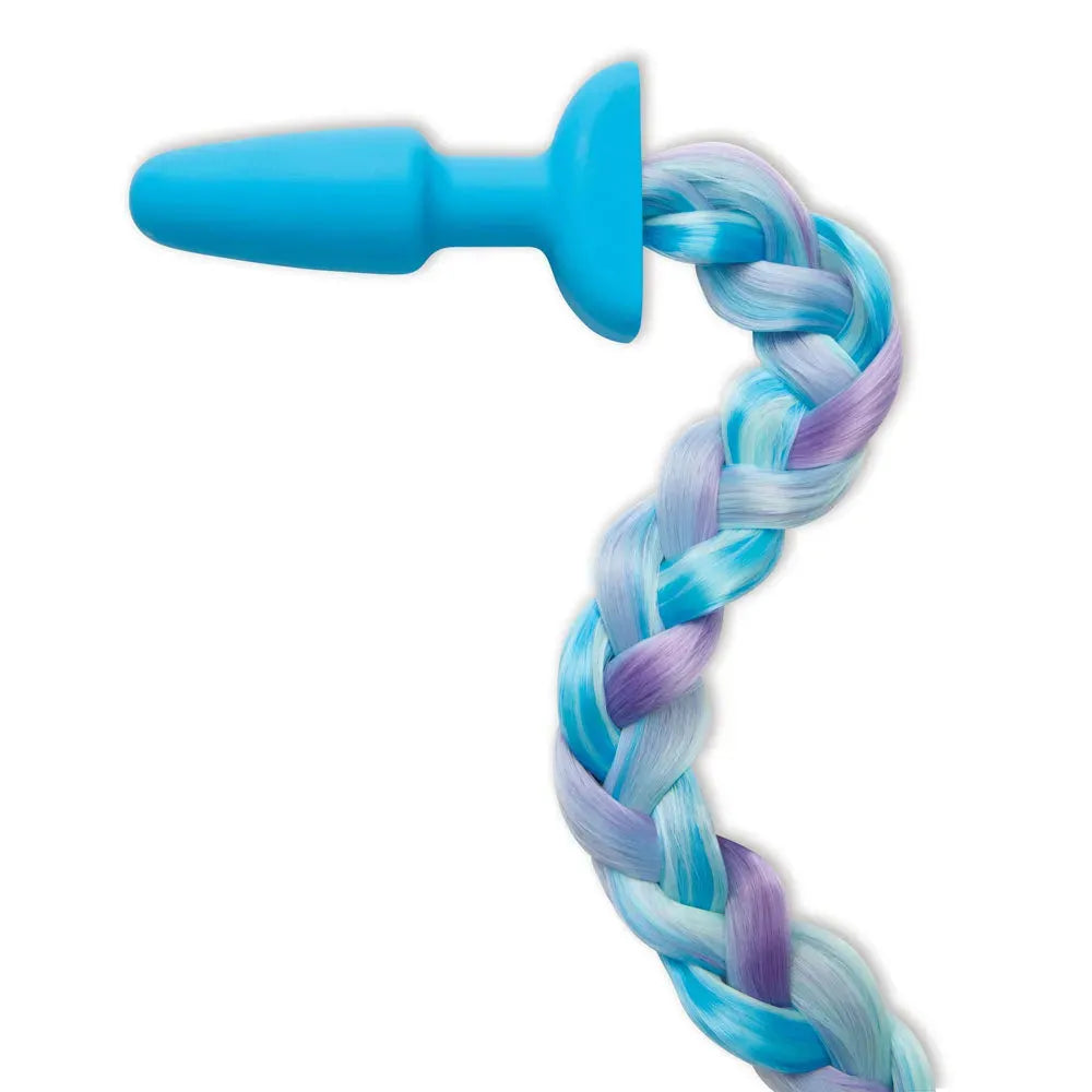 WhipSmart Furry Tales Silicone Unicorn Butt Plug - Take A Peek