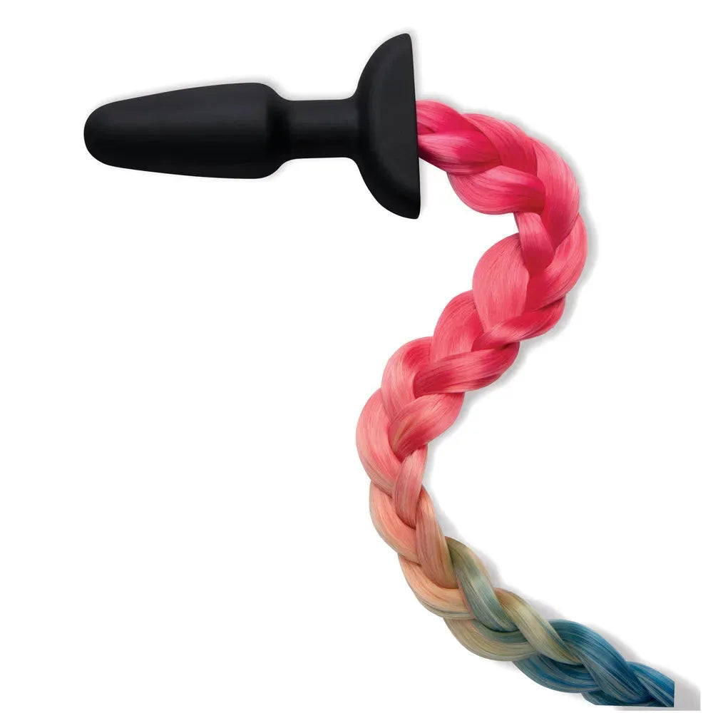 WhipSmart Furry Tales Silicone Rainbow Tail - Take A Peek