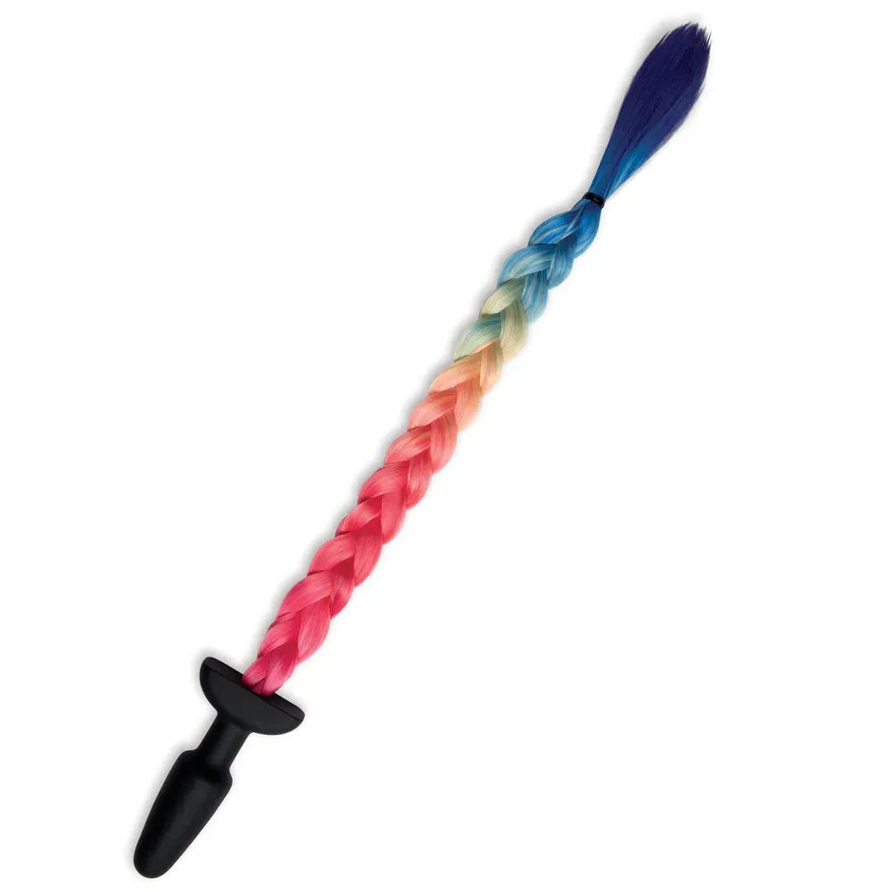 WhipSmart Furry Tales Silicone Rainbow Tail - Take A Peek
