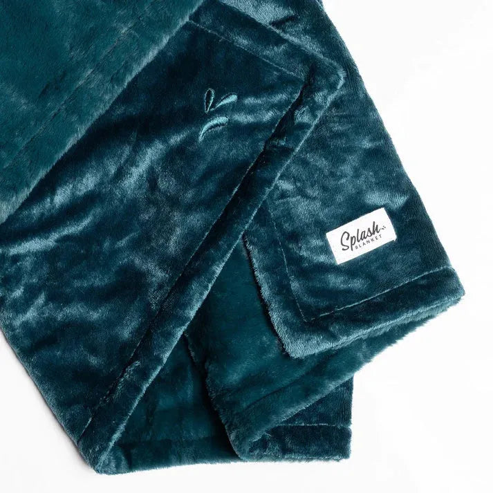 Furlush Splash Blanket Small Emerald Green - Take A Peek