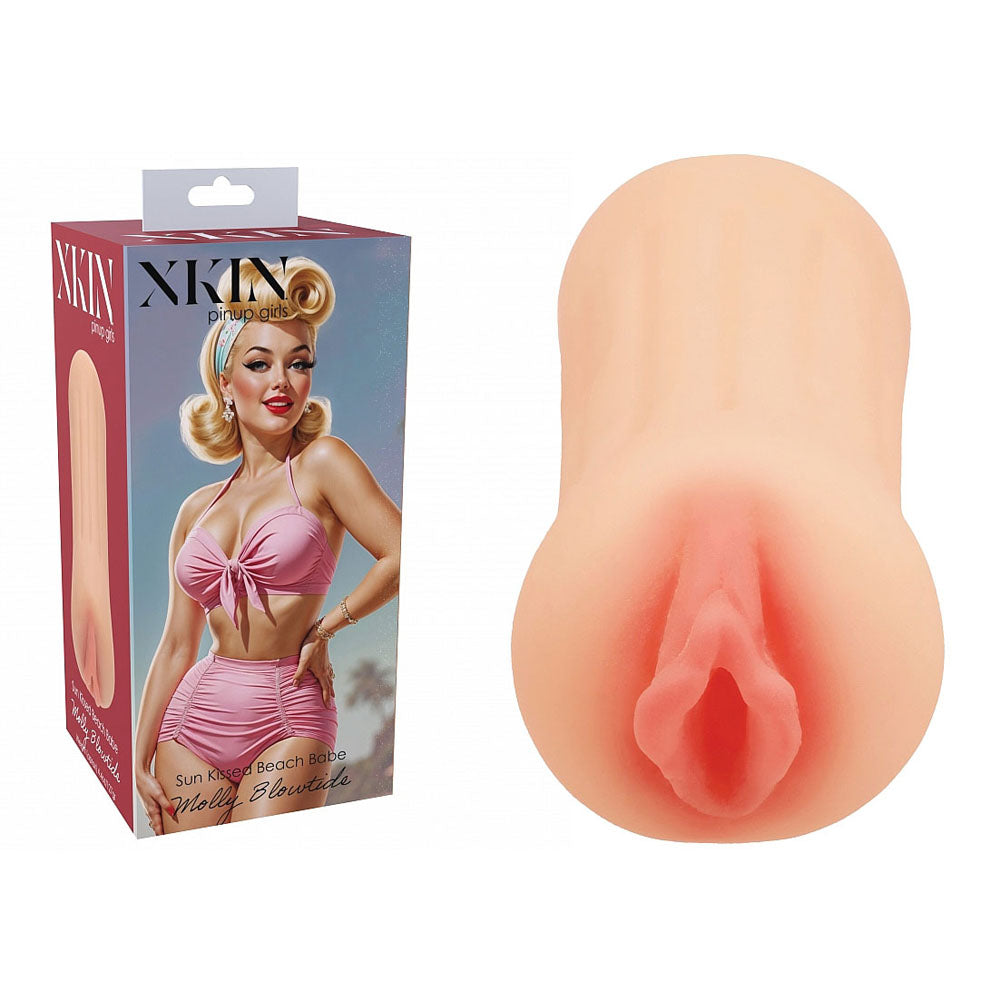 XKIN PinUp Girls - Molly Blowtide - 12 cm Vagina Stroker - Take A Peek
