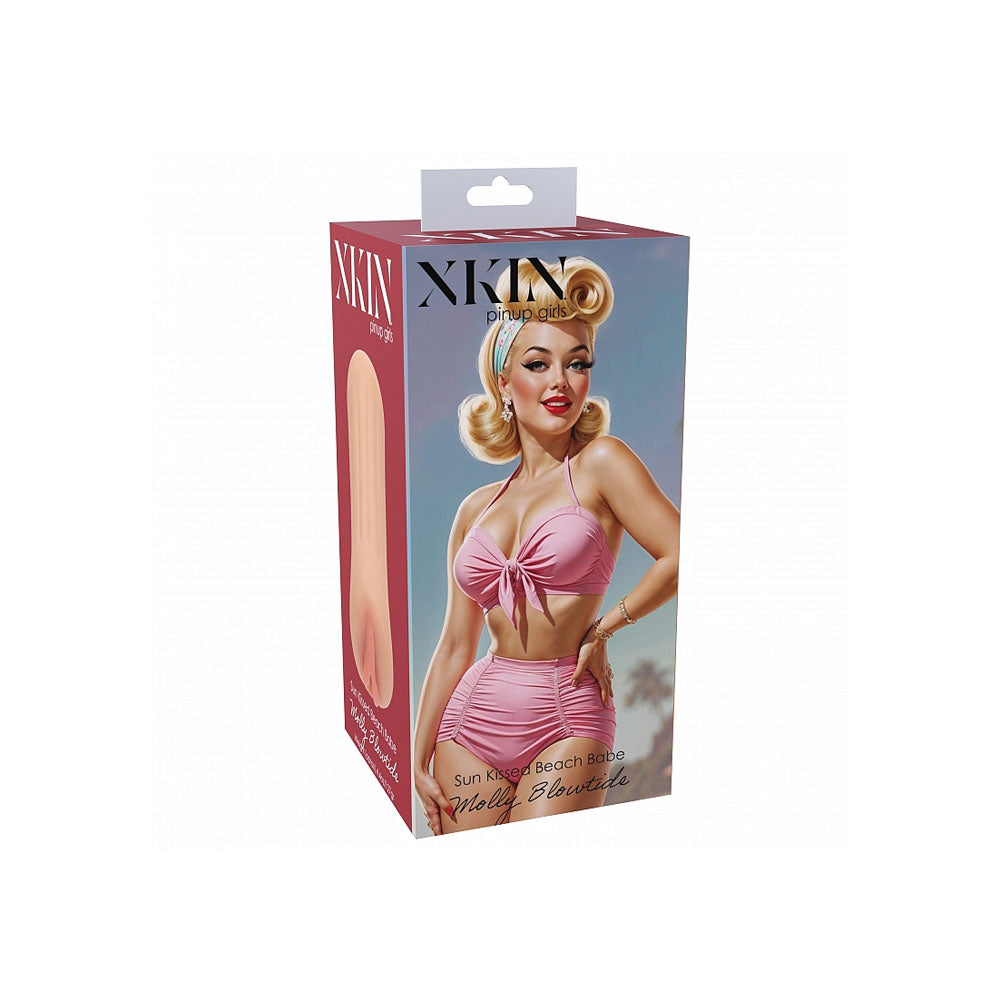 XKIN PinUp Girls - Molly Blowtide - 12 cm Vagina Stroker - Take A Peek