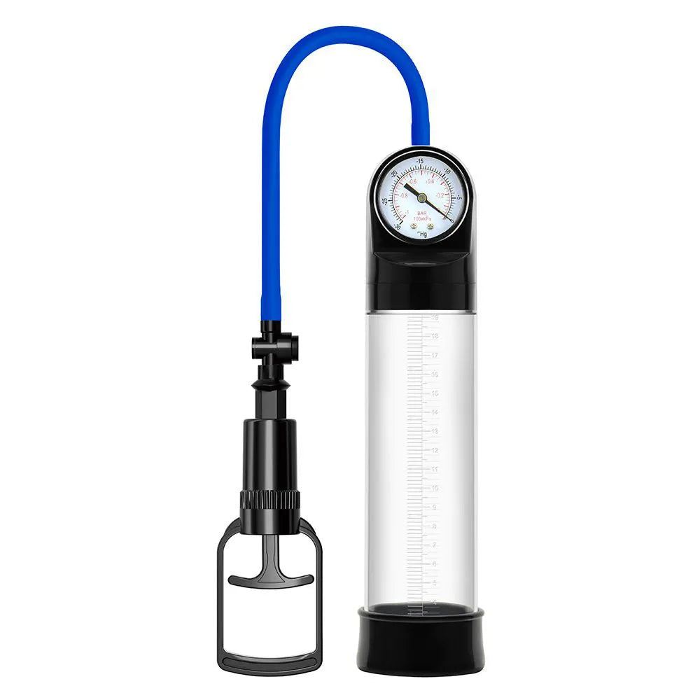 LuvPump ClassiXtra Advanced Power Pump - Penis Pump with Pressure Gauge - Take A Peek