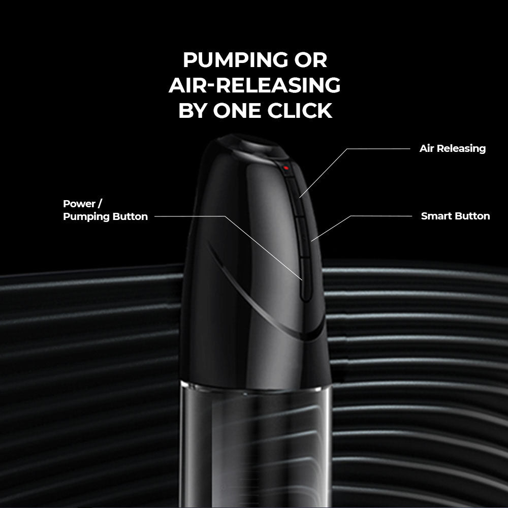 LuvPump Smart Penis Pump - USB Rechargeable 2-in-1 Automatic Penis Pump - Take A Peek