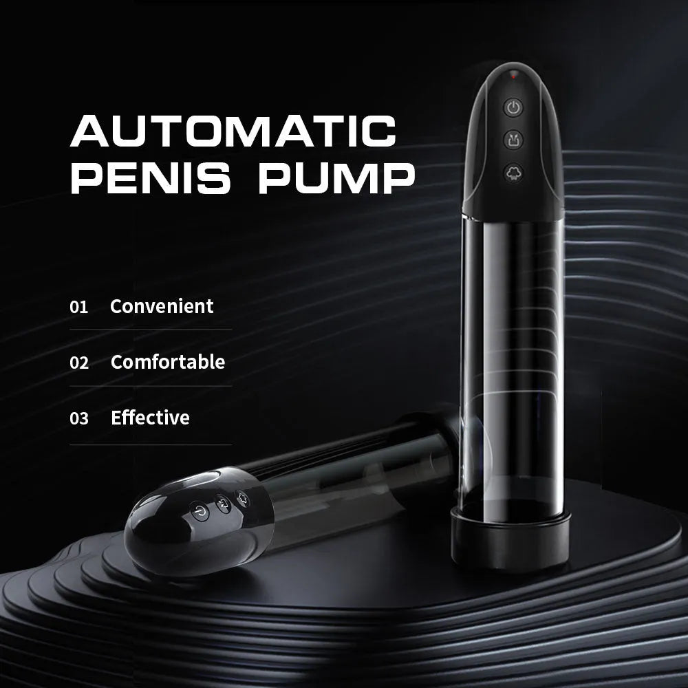 LuvPump Automatic Penis Pump - USB Rechargeable Automatic Penis Pump - Take A Peek
