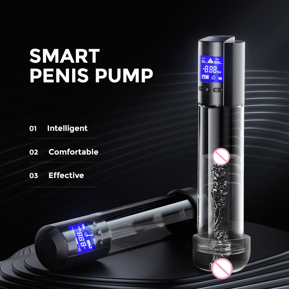 LuvPump Smart Penis Pump - USB Rechargeable Automatic Penis Pump - Take A Peek