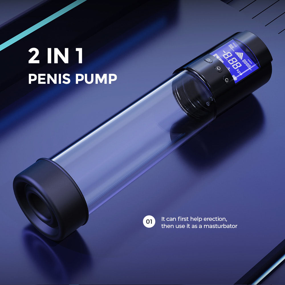 LuvPump Smart Penis Pump - USB Rechargeable Automatic Penis Pump - Take A Peek