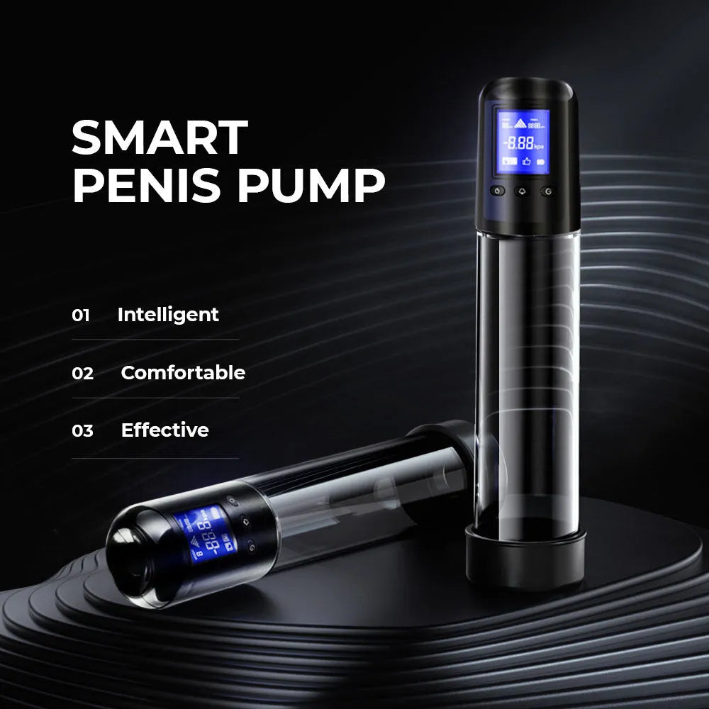 LuvPump Smart Penis Pump - USB Rechargeable Automatic Penis Pump - Take A Peek