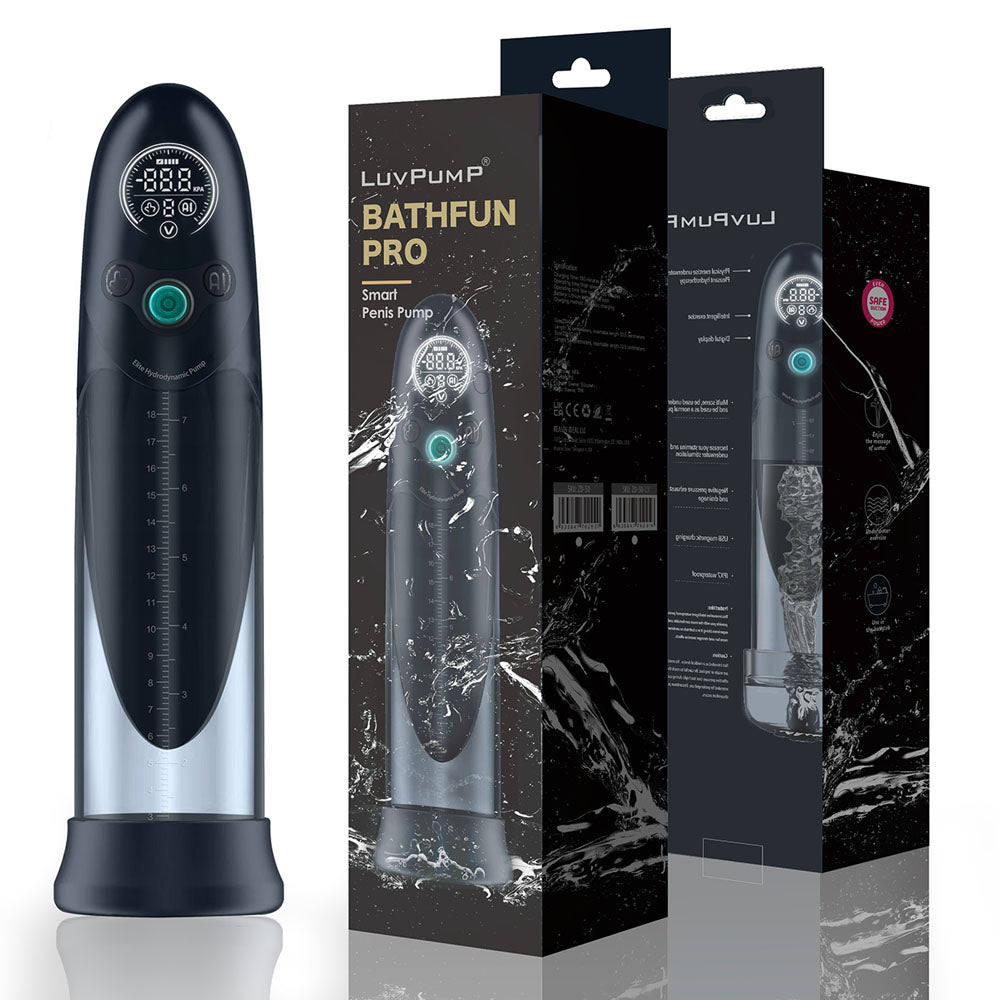 LuvPump Bathfun Pro - USB Rechargeable Waterproof Smart Automatic Penis Pump