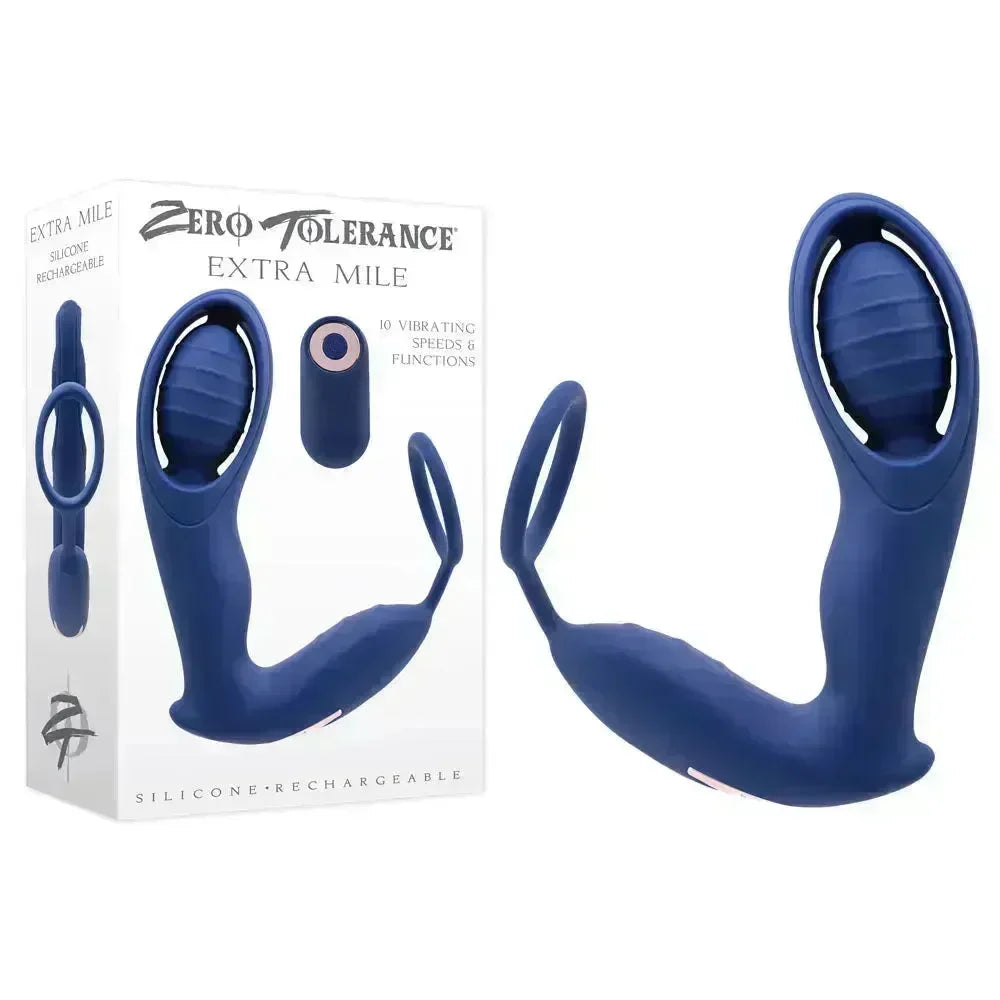 Zero Tolerance EXTRA MILE - USB Rechargeable Vibrating Prostate Massager - Take A Peek