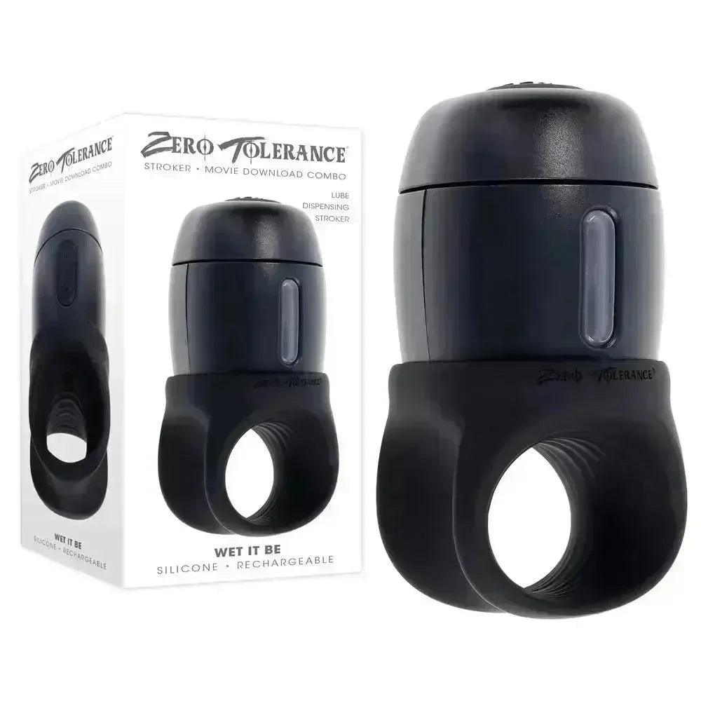 Zero Tolerance WET IT BE - USB Rechargeable Vibrating and Self Lubricating Stroker - Take A Peek