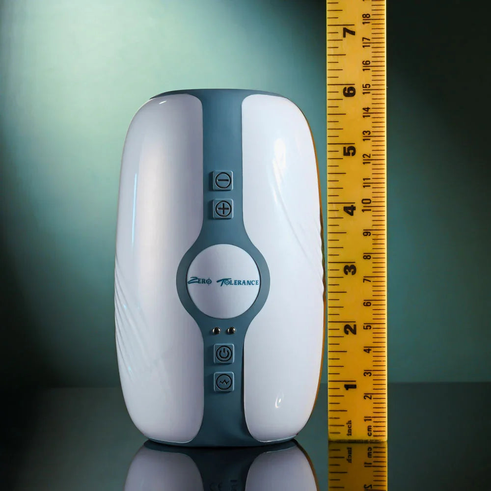 Zero Tolerance TOUCHDOWN - 15 cm USB Rechargeable Vibrating & Tightening Stroker - Take A Peek
