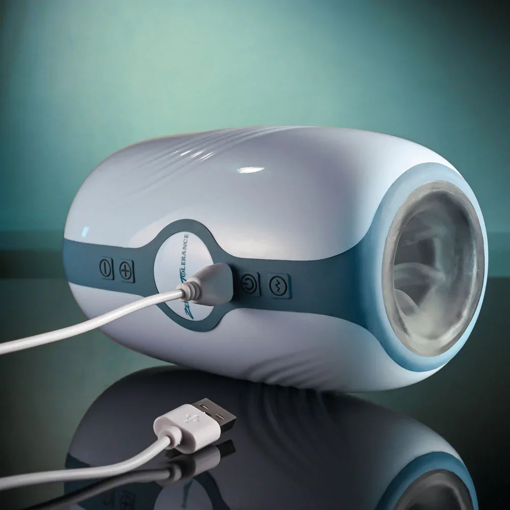 Zero Tolerance TOUCHDOWN - 15 cm USB Rechargeable Vibrating & Tightening Stroker - Take A Peek