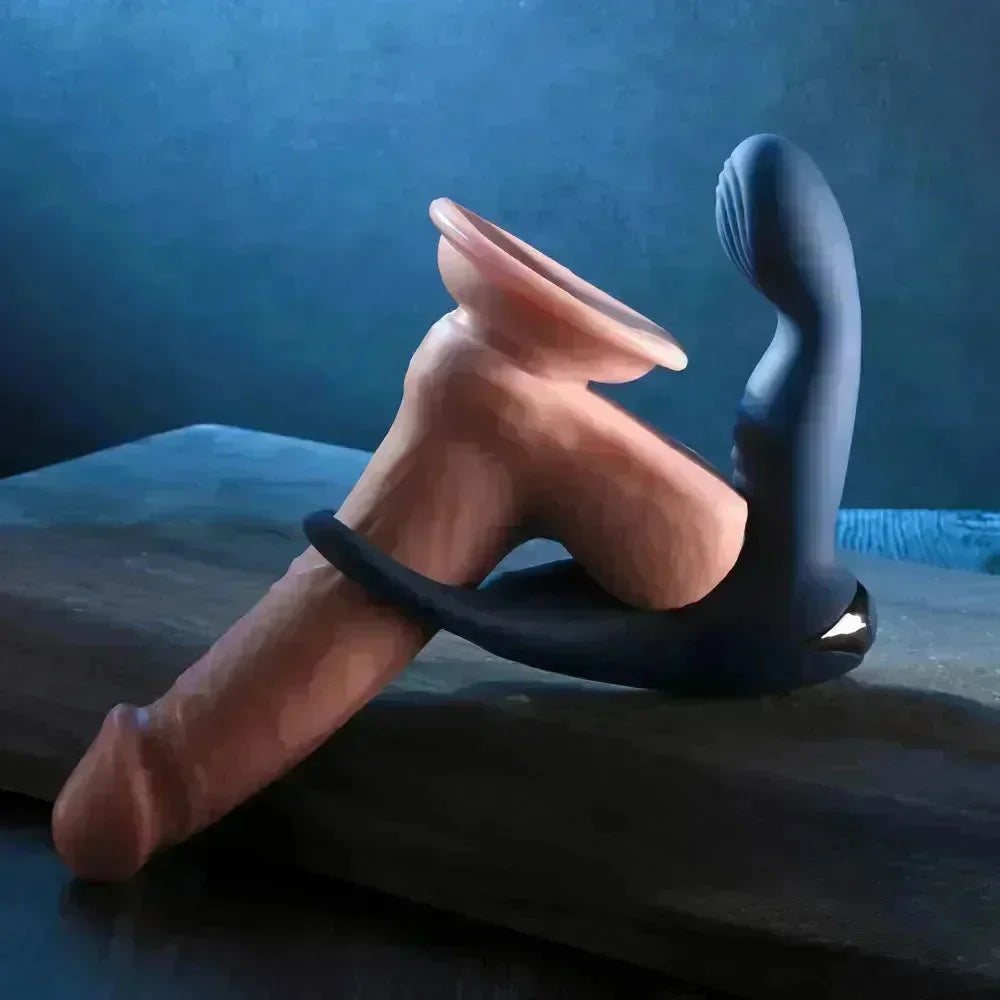 Zero Tolerance BY ALL MEANS - 13.4 cm USB Rechargeable Prostate Massager with Cock Ring - Take A Peek