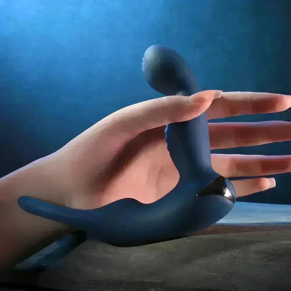 Zero Tolerance BY ALL MEANS - 13.4 cm USB Rechargeable Prostate Massager with Cock Ring - Take A Peek