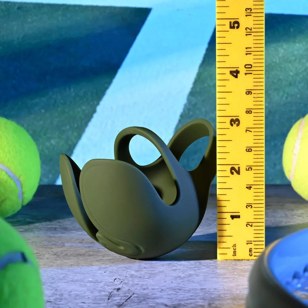 Zero Tolerance NUTTY BUDDY - Olive USB Rechargeable Vibrating Cock & Balls Ring - Take A Peek