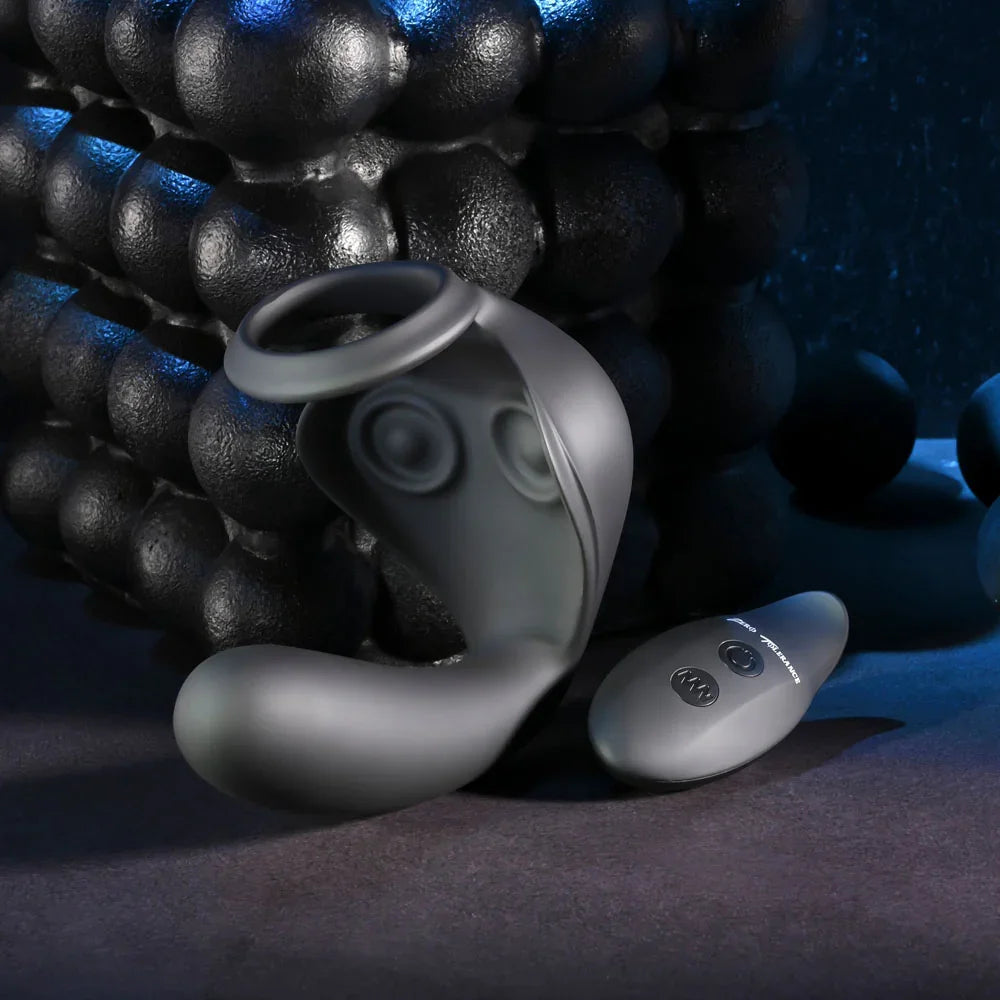 Zero Tolerance BALLIN OUT - USB Rechargeable Prostate Massager with Cock Ring and Wireless Remote - Take A Peek