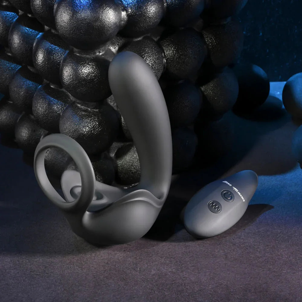 Zero Tolerance BALLIN OUT - USB Rechargeable Prostate Massager with Cock Ring and Wireless Remote - Take A Peek
