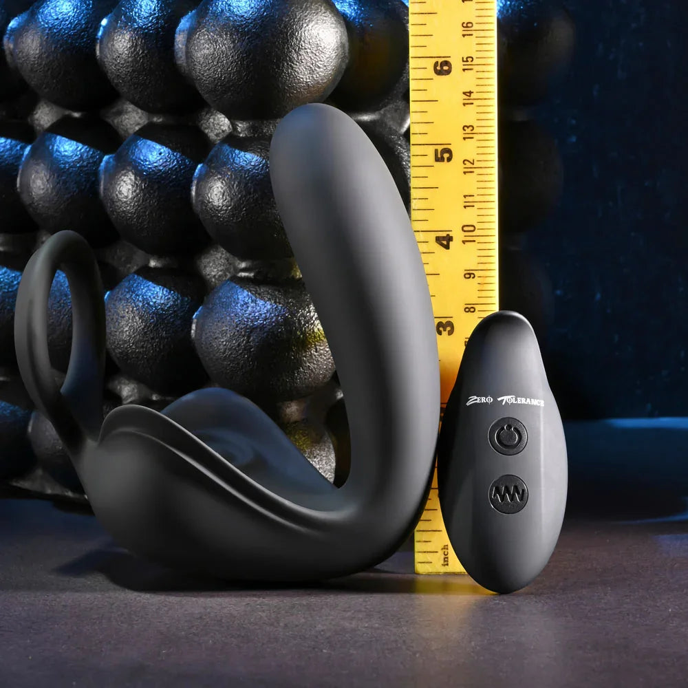 Zero Tolerance BALLIN OUT - USB Rechargeable Prostate Massager with Cock Ring and Wireless Remote - Take A Peek