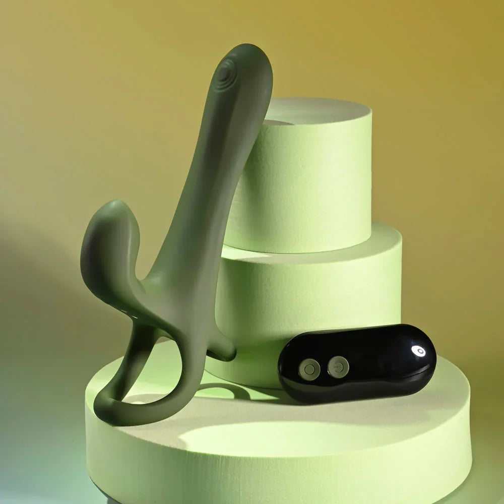 Zero Tolerance STRAP, TAP & GO - USB Rechargeable Vibrating & Tapping Penis Sleeve with Wireless Remote - Take A Peek