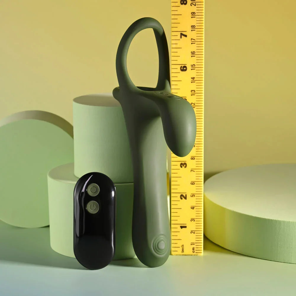Zero Tolerance STRAP, TAP & GO - USB Rechargeable Vibrating & Tapping Penis Sleeve with Wireless Remote - Take A Peek