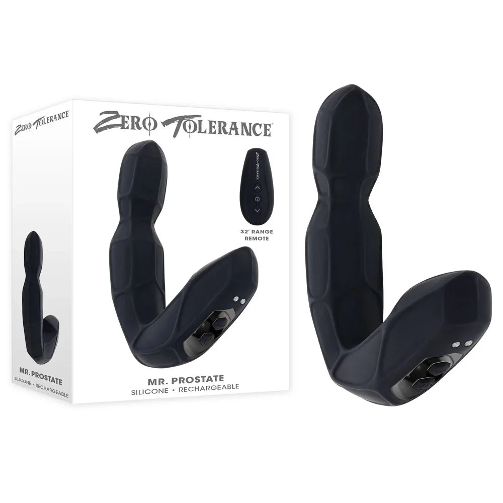 Zero Tolerance MR PROSTATE - 12.6 cm USB Rechargeable Prostate Massager with Wireless Remote - Take A Peek
