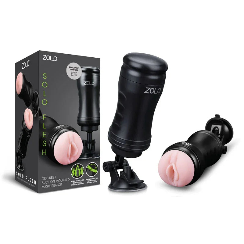 Zolo Solo - Vagina Stroker with Suction Base - Take A Peek