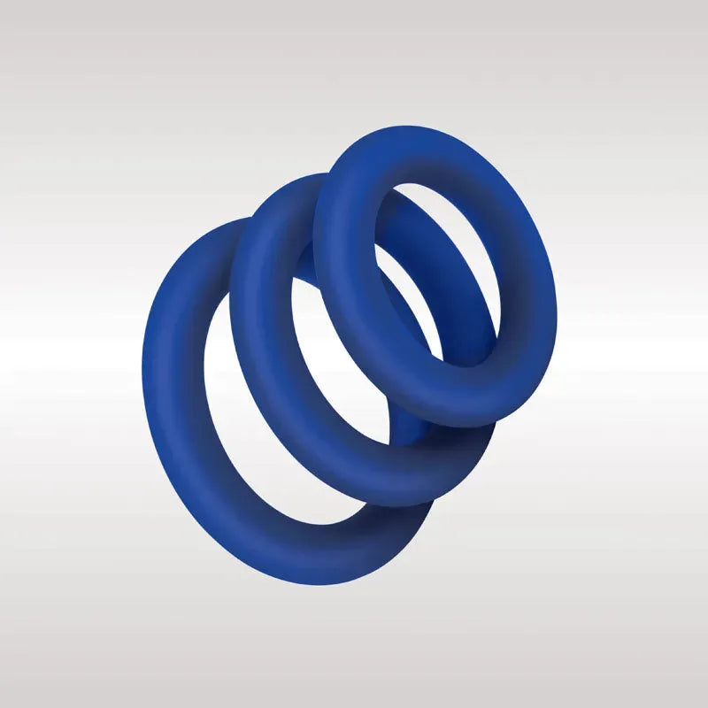 Zolo Extra Thick Silicone Cock Rings 3-Pack - Take A Peek