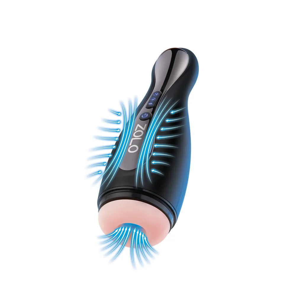 Zolo Blowpin - USB Rechargeable Auto Sucking and Vibrating Masturbator - Take A Peek