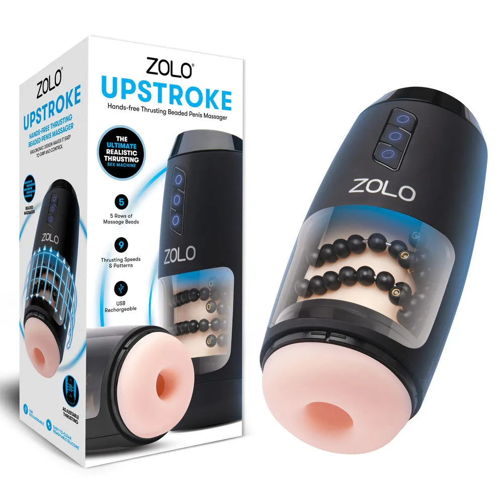 Zolo Upstroke - USB Rechargeable Auto Thrusting Masturbator - Take A Peek