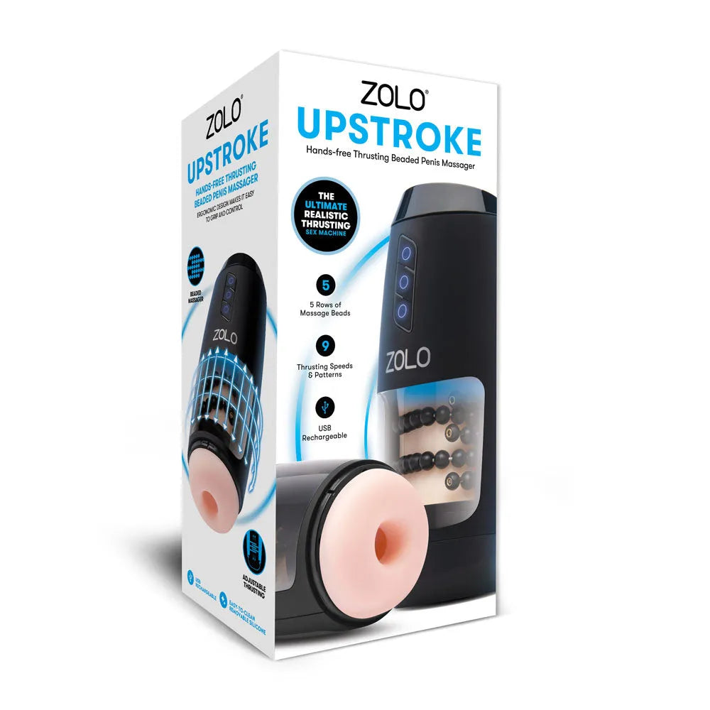 Zolo Upstroke - USB Rechargeable Auto Thrusting Masturbator - Take A Peek