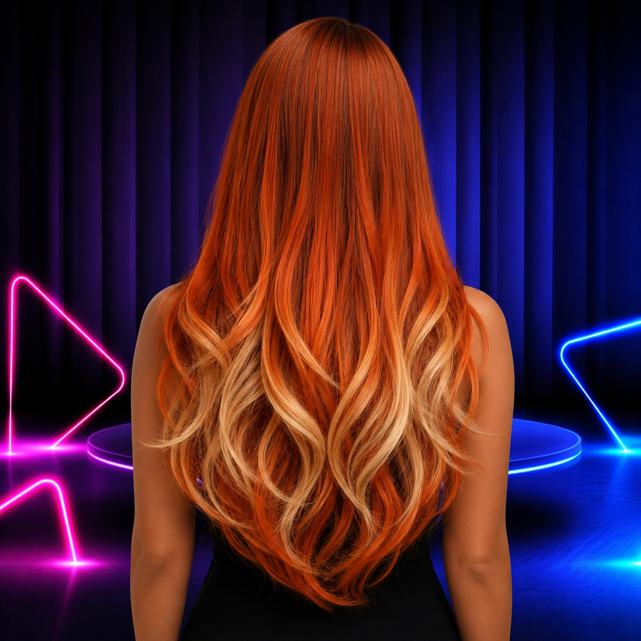 Premium lace front wig for drag queens in Australia with natural hairline and volume.