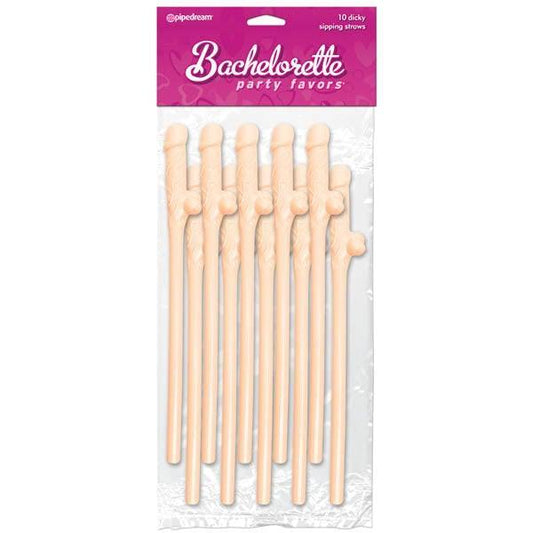 Bachelorette Party Favors - Dicky Sipping Straws - Take A Peek