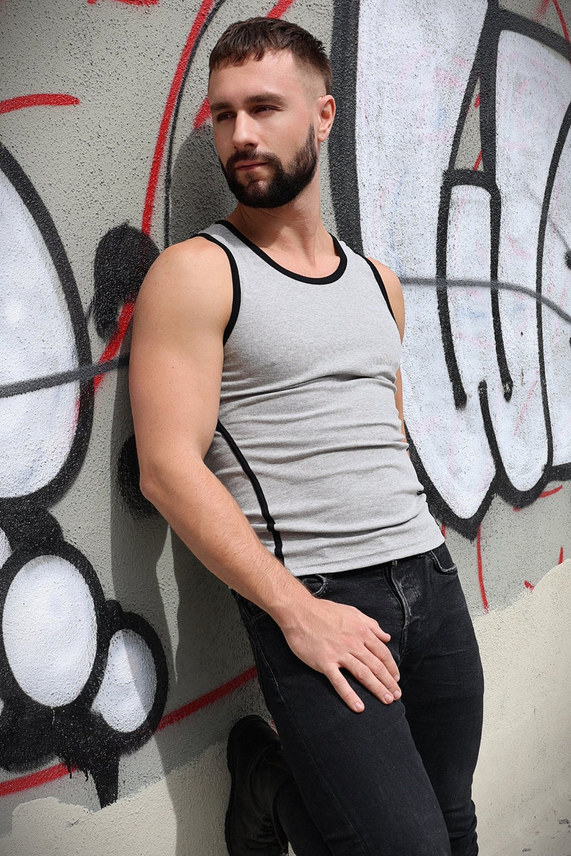 Bare Essentials Rib Tank - Take A Peek
