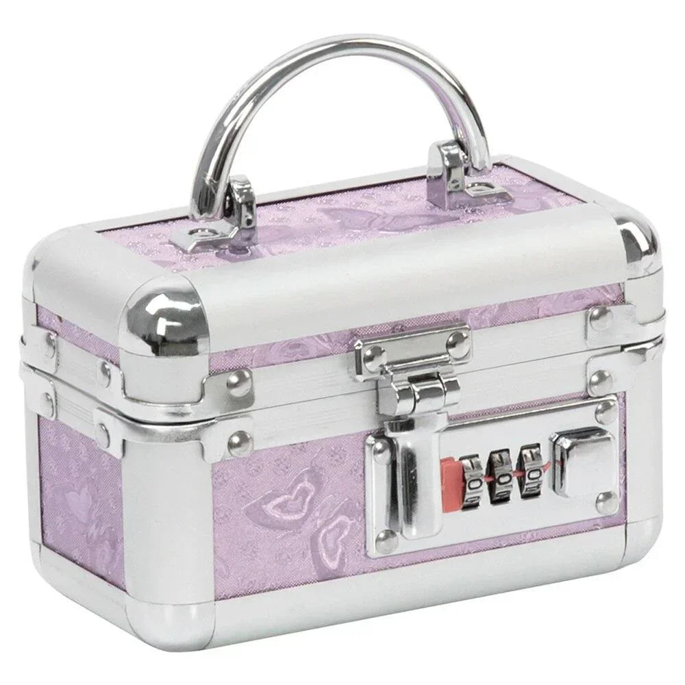 LOCKABLE VIBRATOR CASE - Purple - Mini - Take A Peek