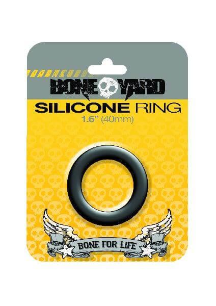 Boneyard Silicone Ring 40mm Black - Take A Peek