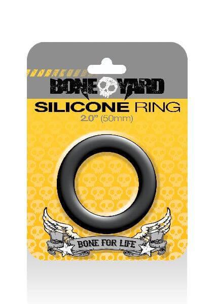 Boneyard Silicone Ring 50mm Black - Take A Peek