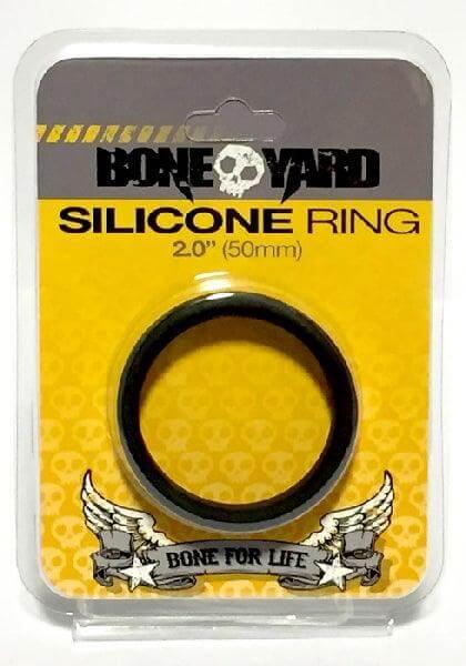Boneyard Silicone Ring 50mm Black - Take A Peek