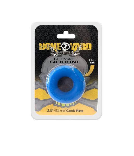 Boneyard Ultimate Silicone Cock Ring Blue - Take A Peek