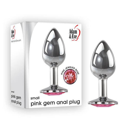 Adam & Eve Pink Gem Anal Plug - Small