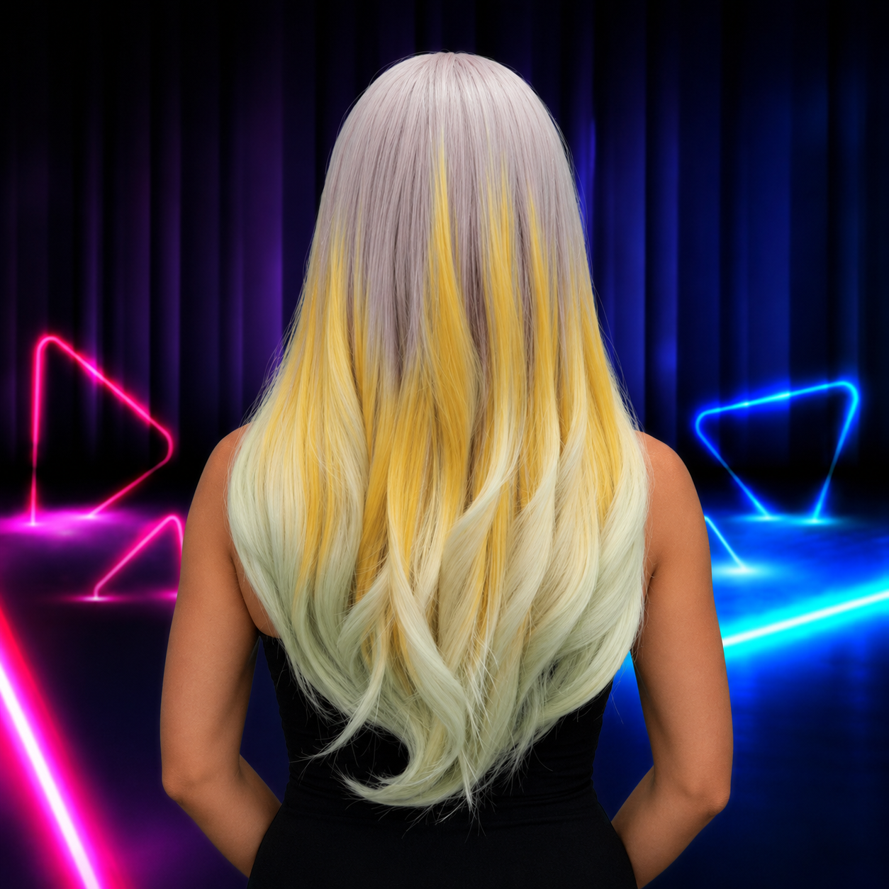 Premium lace front wig for drag queens in Australia with natural hairline and volume.