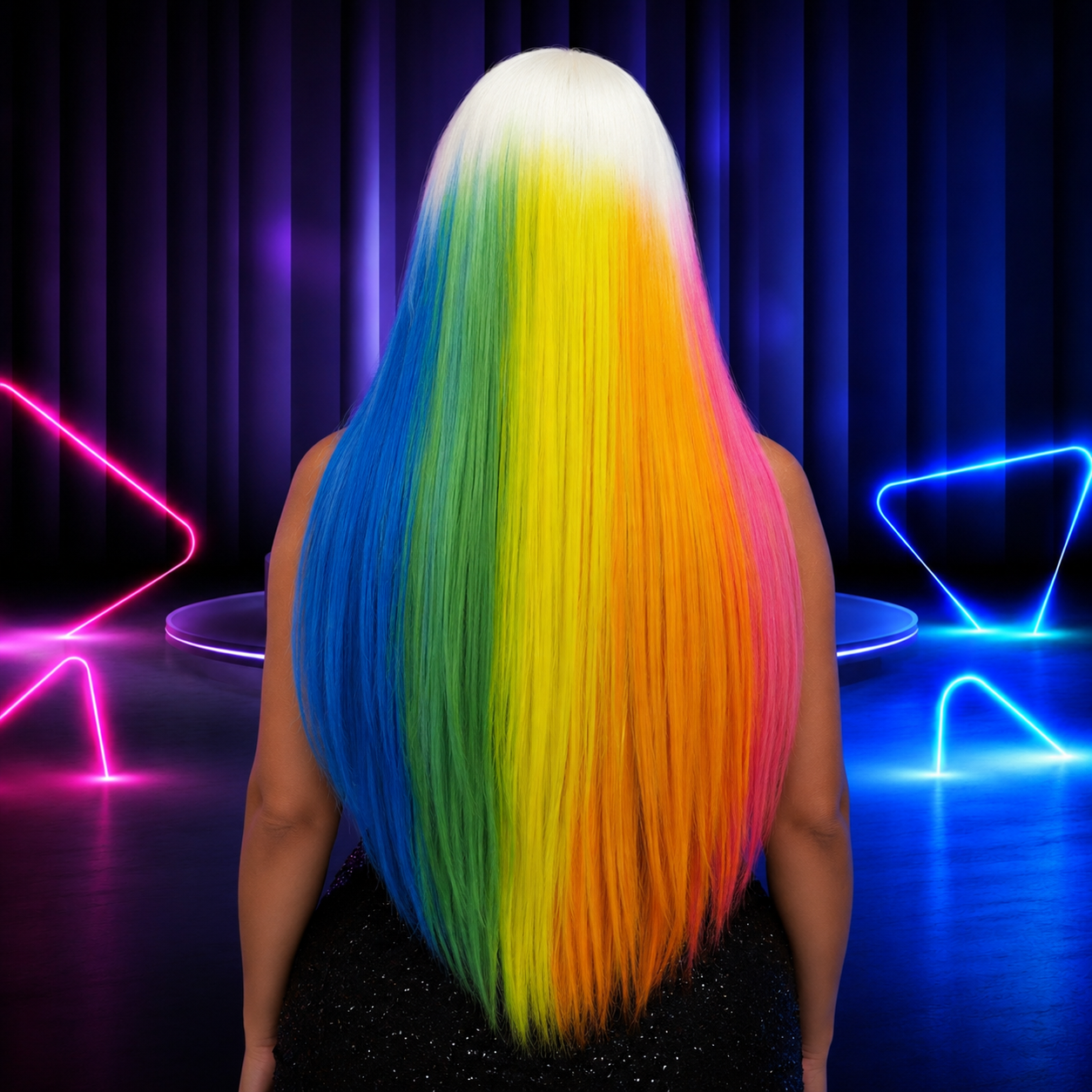 Premium lace front wig for drag queens in Australia with natural hairline and volume.
