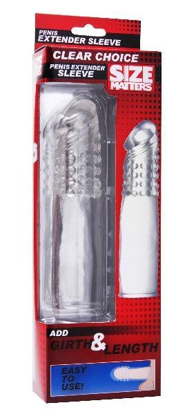 Clear Choice Penis Extension Sleeve - Take A Peek