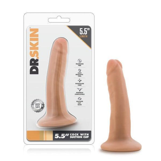 Dr. Skin 5.5'' Cock with Suction Cup - Take A Peek