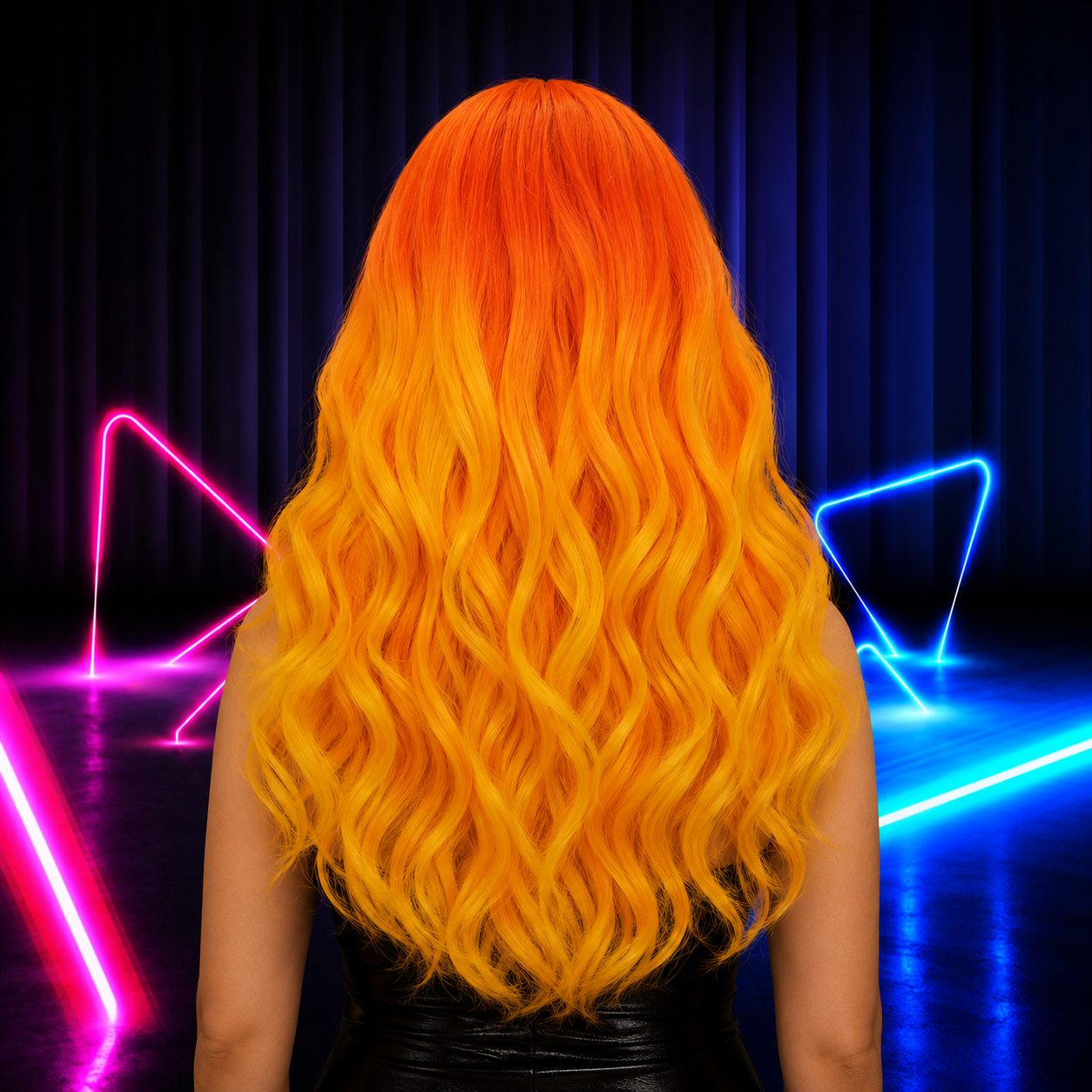 Premium lace front wig for drag queens in Australia with natural hairline and volume.