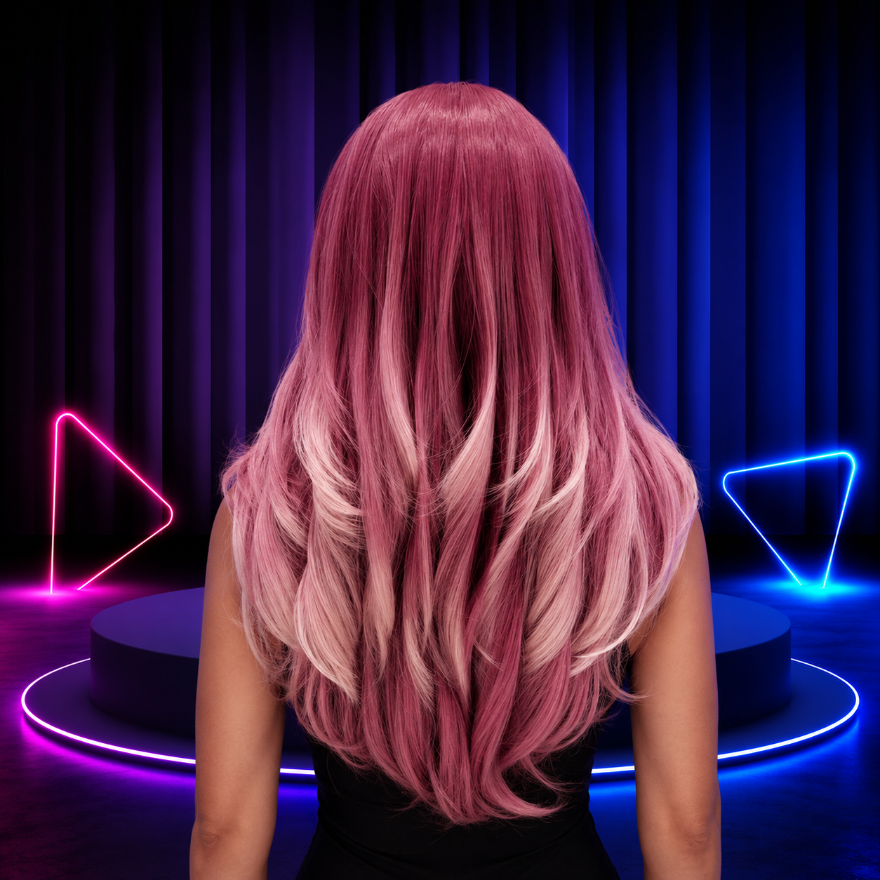Premium lace front wig for drag queens in Australia with natural hairline and volume.