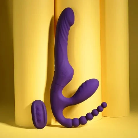 Playboy Pleasure HUG IT OUT - 29 cm USB Rechargeable Strapless Strap-On - Take A Peek